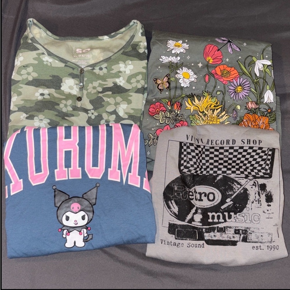 ✨ Girls Tee Bundle of 4 ✨